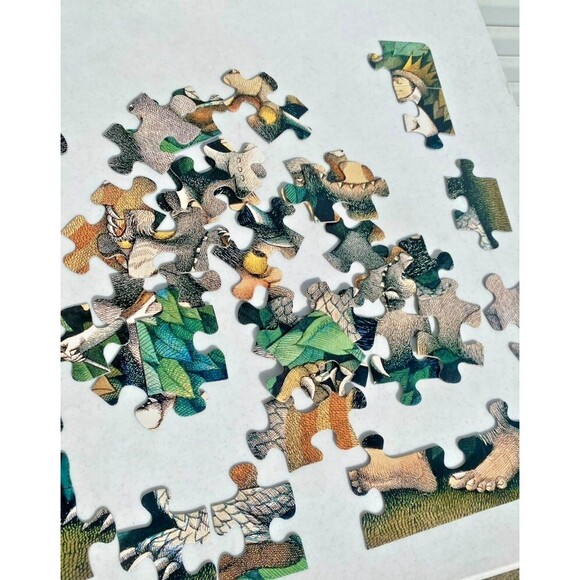 VTG 2001 Maurice Sendak 36 Piece WHERE THE WILD THINGS ARE Puzzle COMPLETE 16x16 - Picture 11 of 11